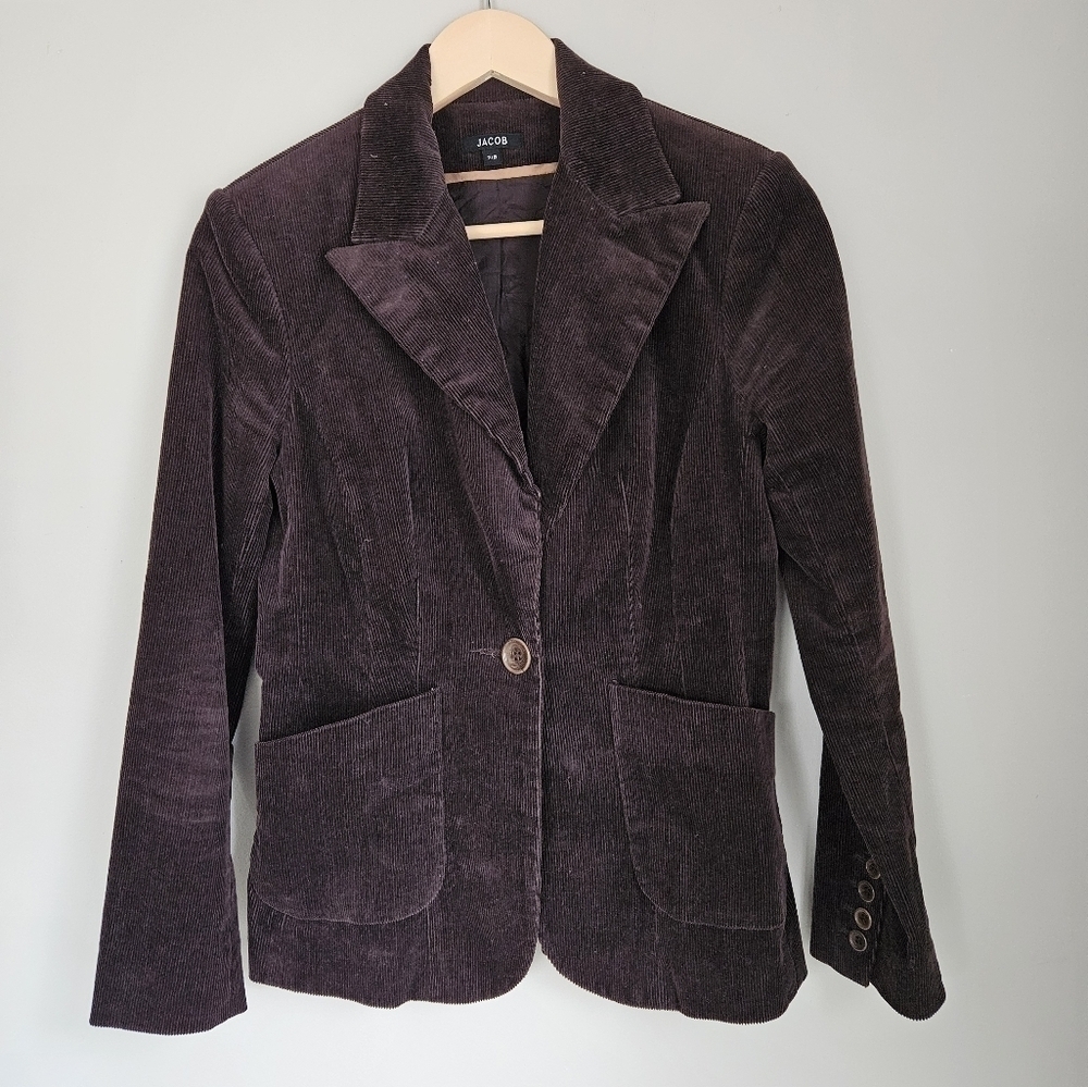 Corduroy brown  blazer by Jacod size 7/8